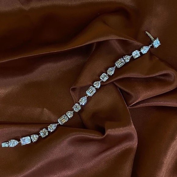 Multi Stone Tennis Bracelet - Picture 12 of 15